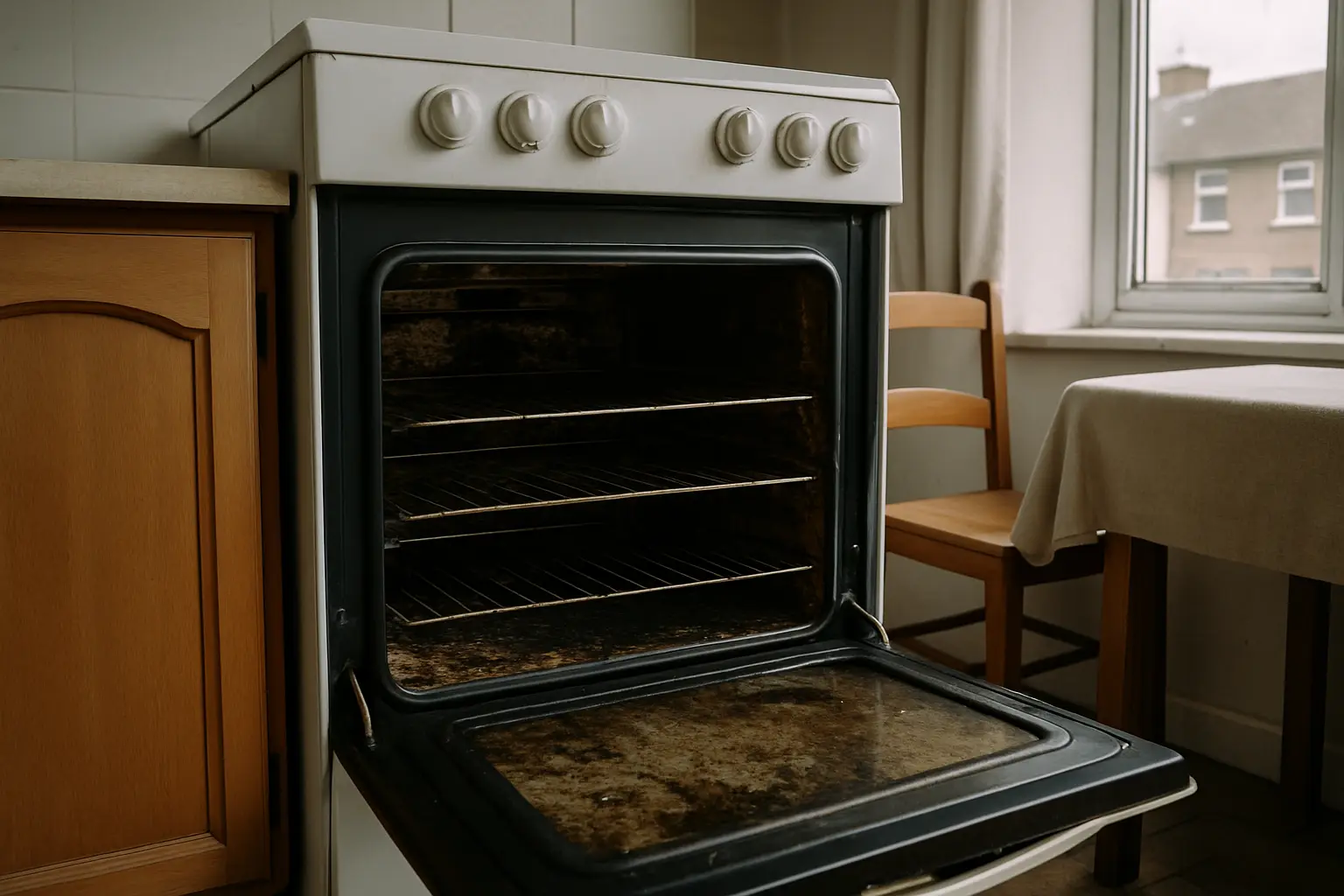 Photograph illustrating end of tenancy oven cleaning: a step-by-step guide