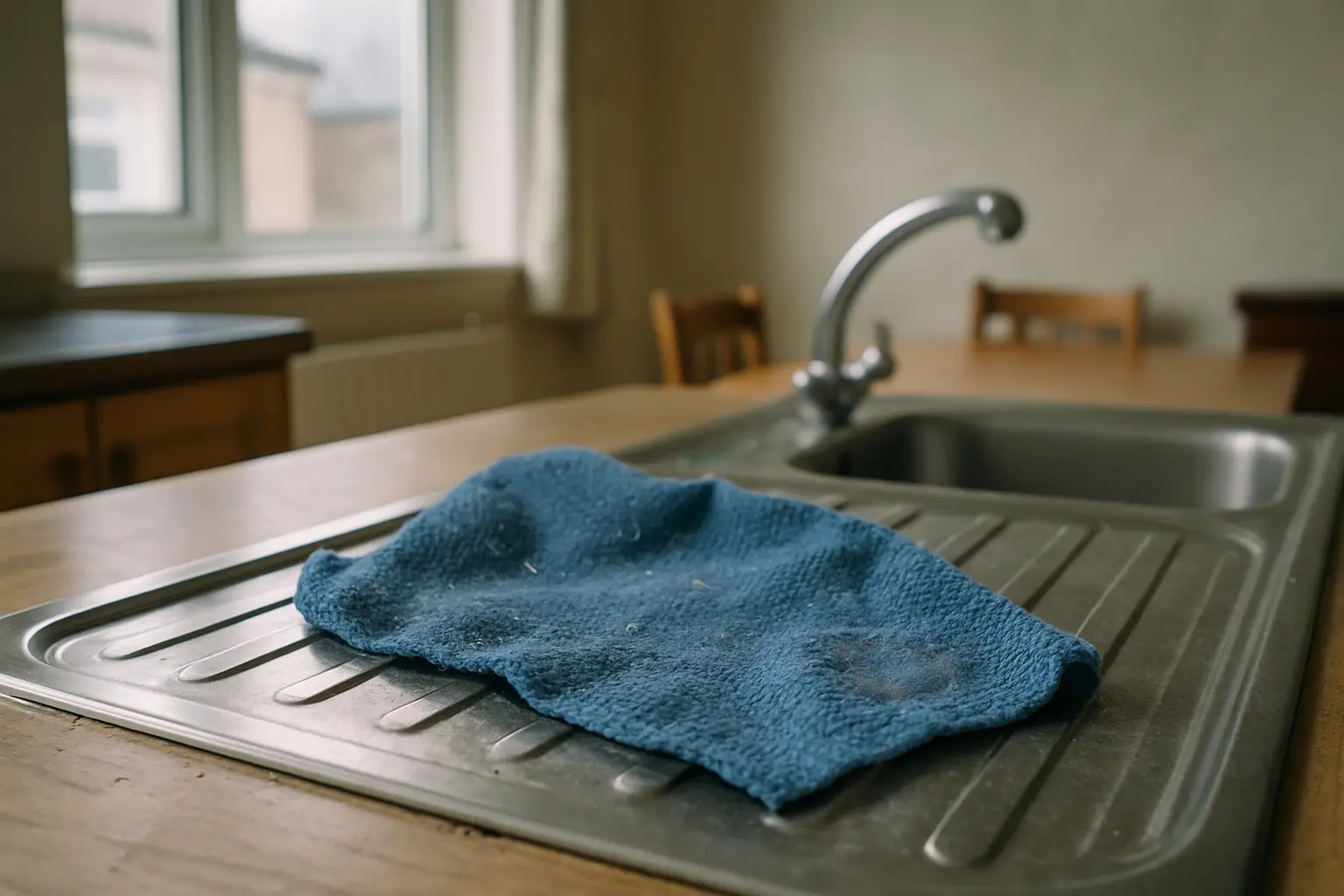 Photograph illustrating how to clean microfibre cloths and make them last