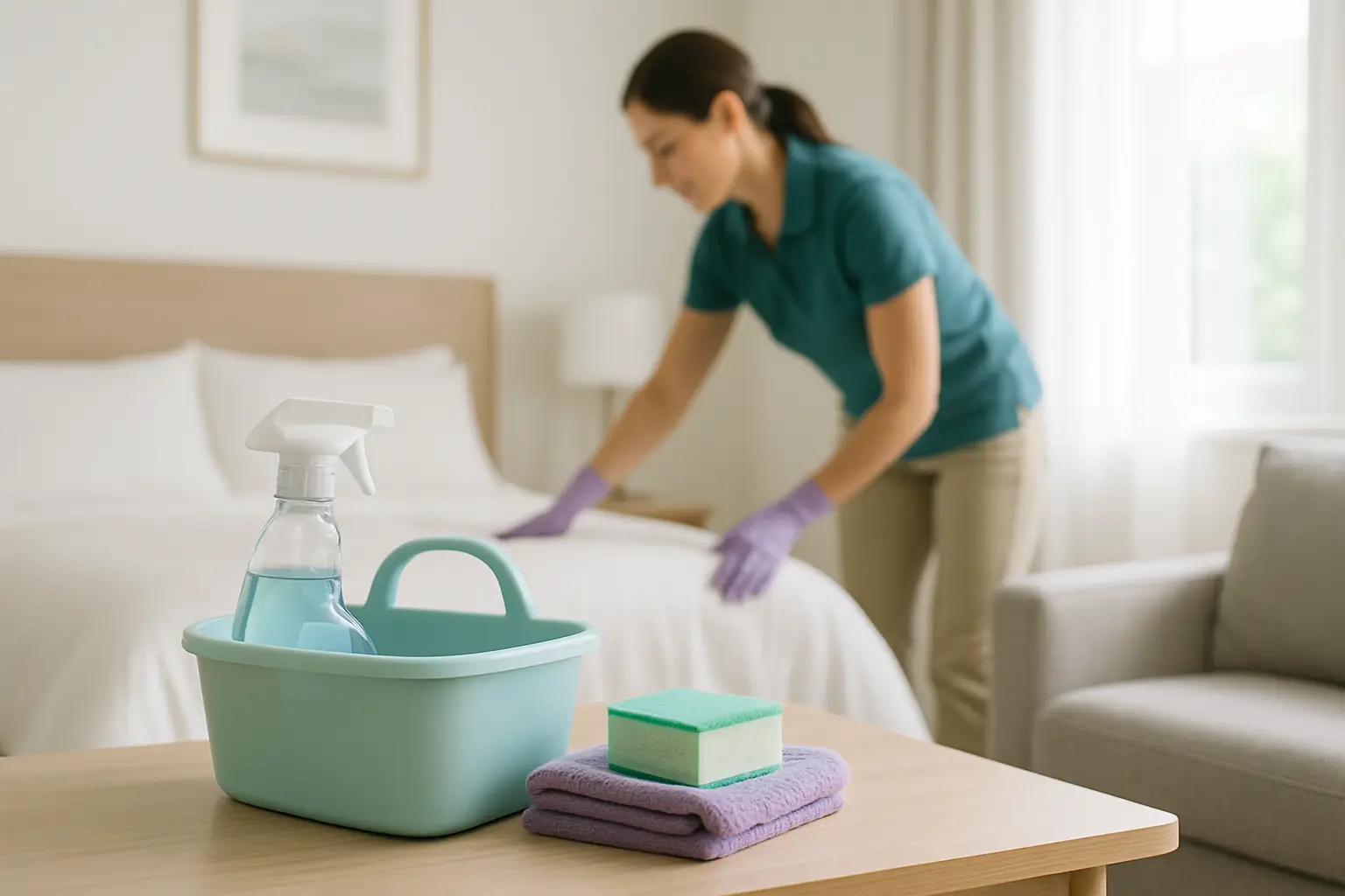 Photograph illustrating how to get airbnb cleaning clients as an independent cleaner